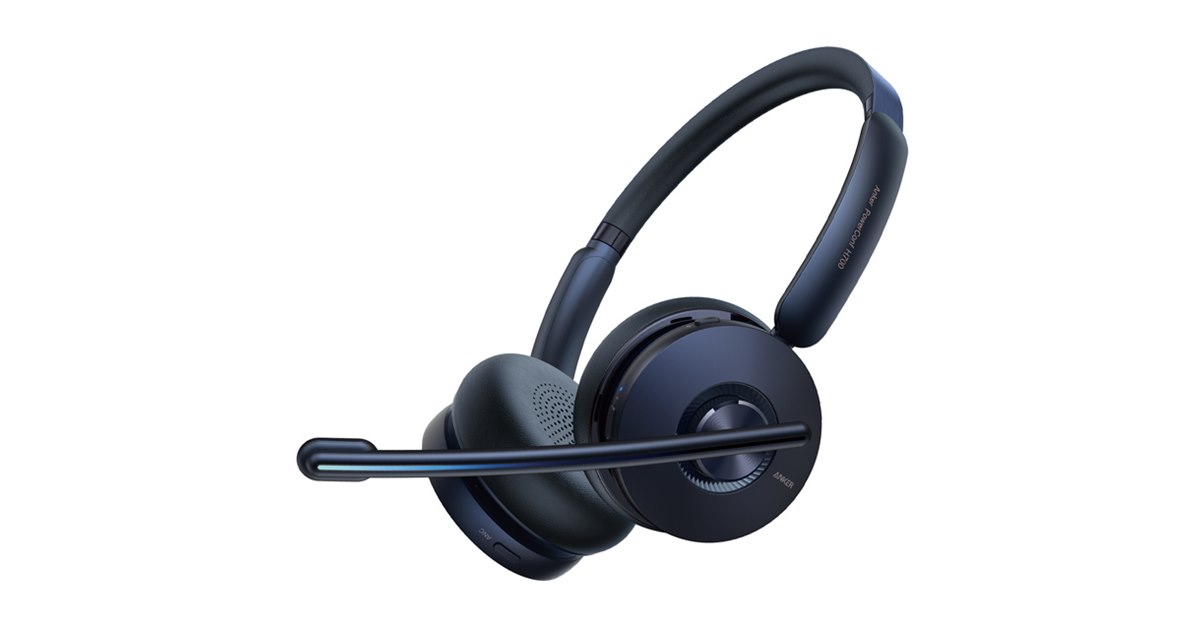 Anker、AIノイズリダクション機能付き会議用Bluetoothヘッドセット