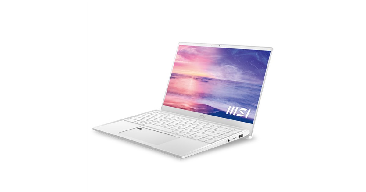 MSI、ピュアホワイトの14型フルHDビジネスノートPC「Prestige 14