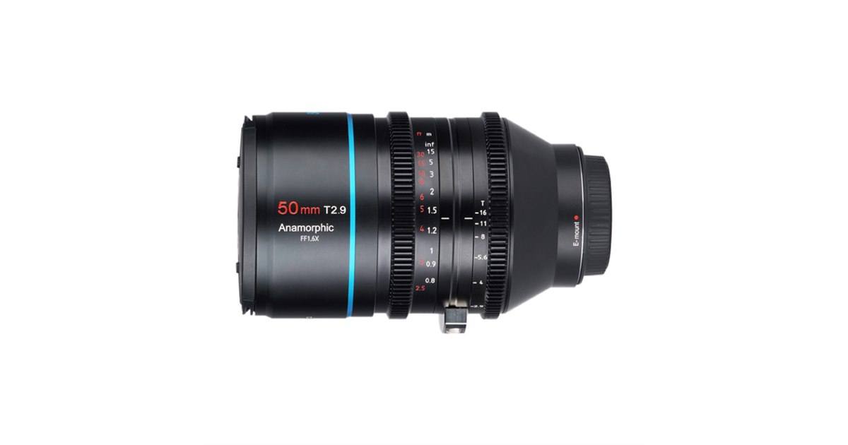 SIRUI、フォーカスギア付きフルサイズアナモルフィックレンズ「50mm T2.9 1.6×」 - 価格.com