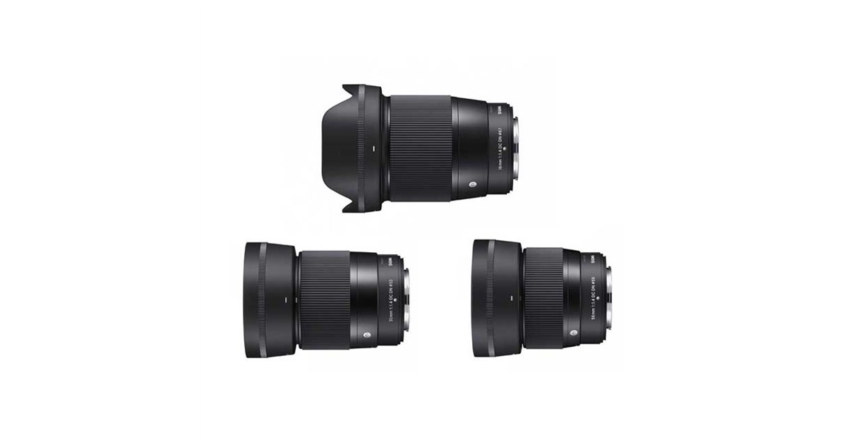 シグマ、ミラーレスカメラ用「F1.4単焦点レンズ」3本にXマウント