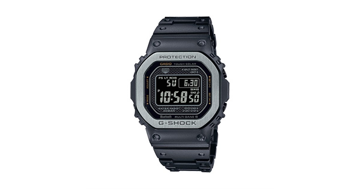 スマホ連携、“黒のフルメタル G-SHOCK”「GMW-B5000MB」が本日3/11発売