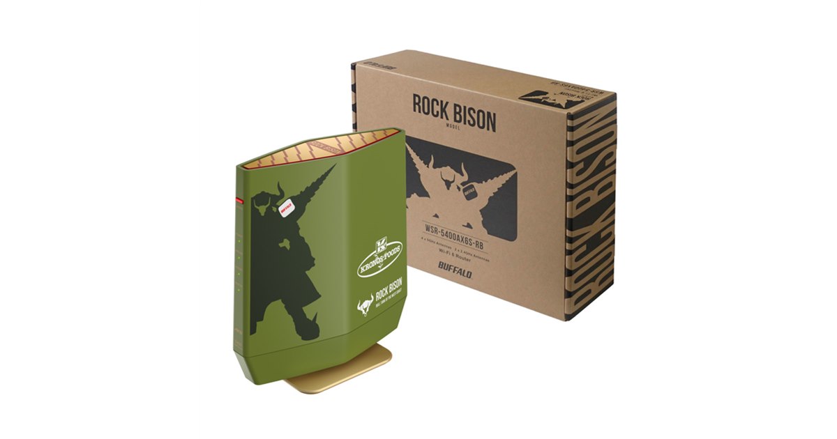 バッファロー、「TIGER & BUNNY 2」コラボのWi-Fi 6ルーター2種
