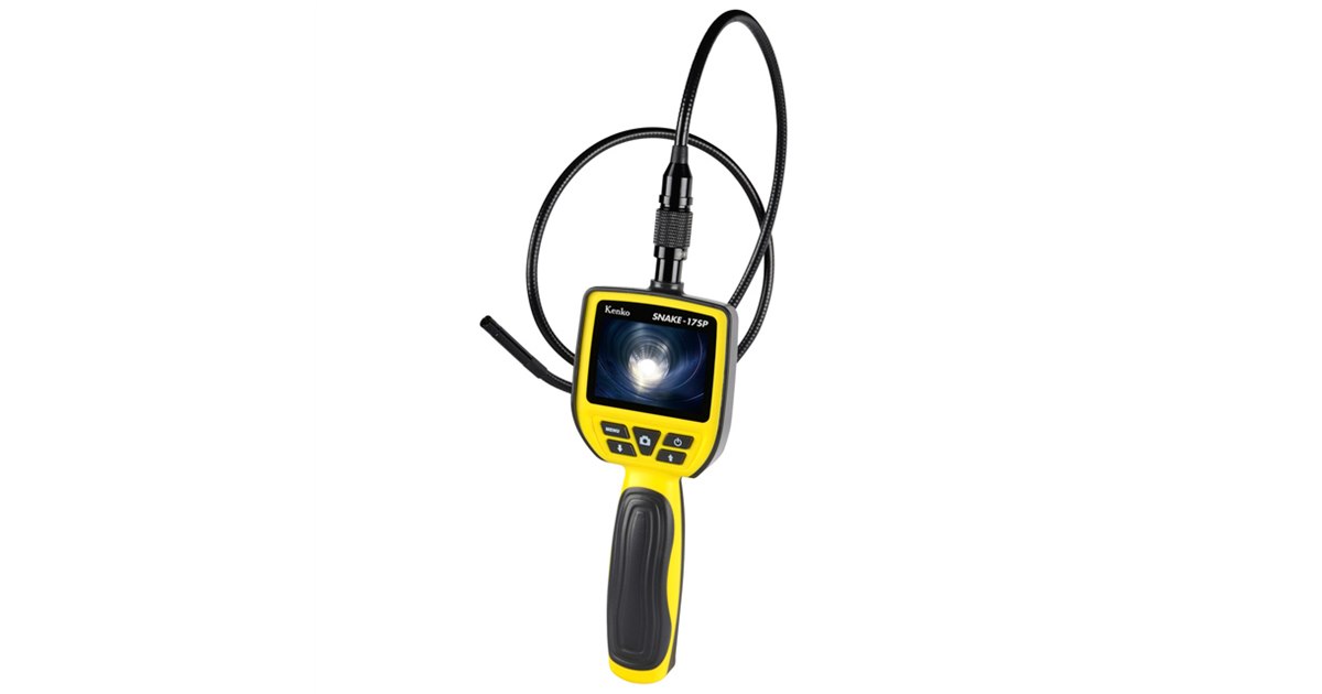 ケンコー、LEDライト/2.5型液晶搭載の「防水スネイクカメラ」を本日3
