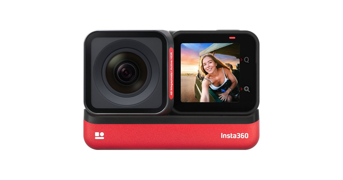 モジュール式の小型アクションカメラ「Insta360 ONE RS Twin Edition 