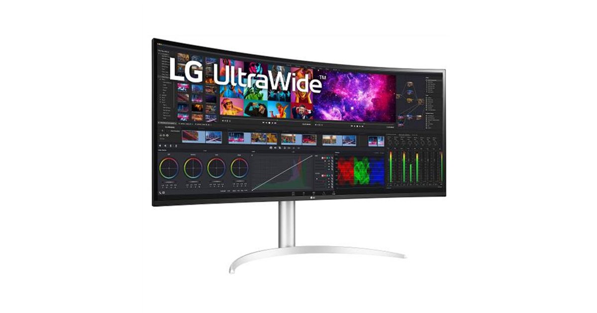 LG、5120×2160表示対応の39.7型曲面液晶ディスプレイ「40WP95C-W