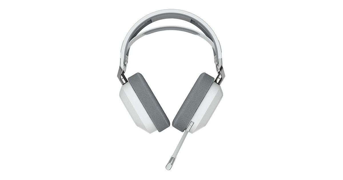 Corsair、ゲーミング無線ヘッドセット「HS80 RGB WIRELESS White