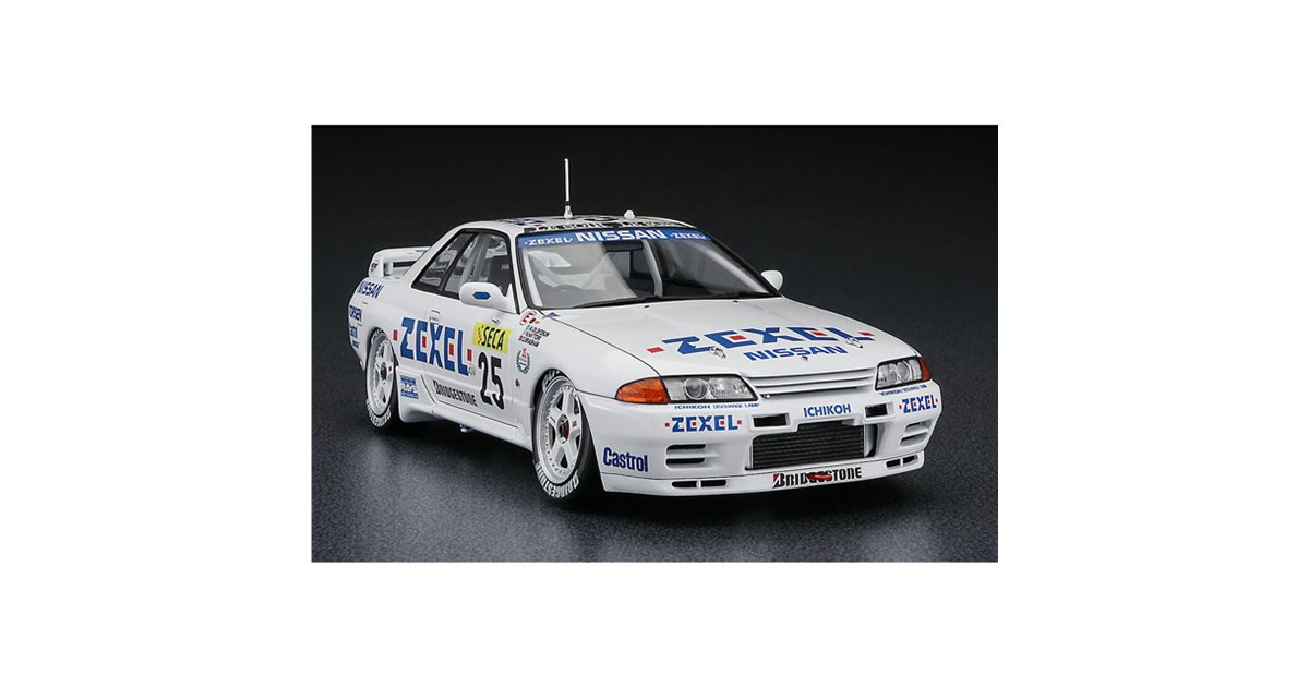 ハセガワ、ZEXELカラーの1/24模型「スカイラインGT-R BNR32」を本日4