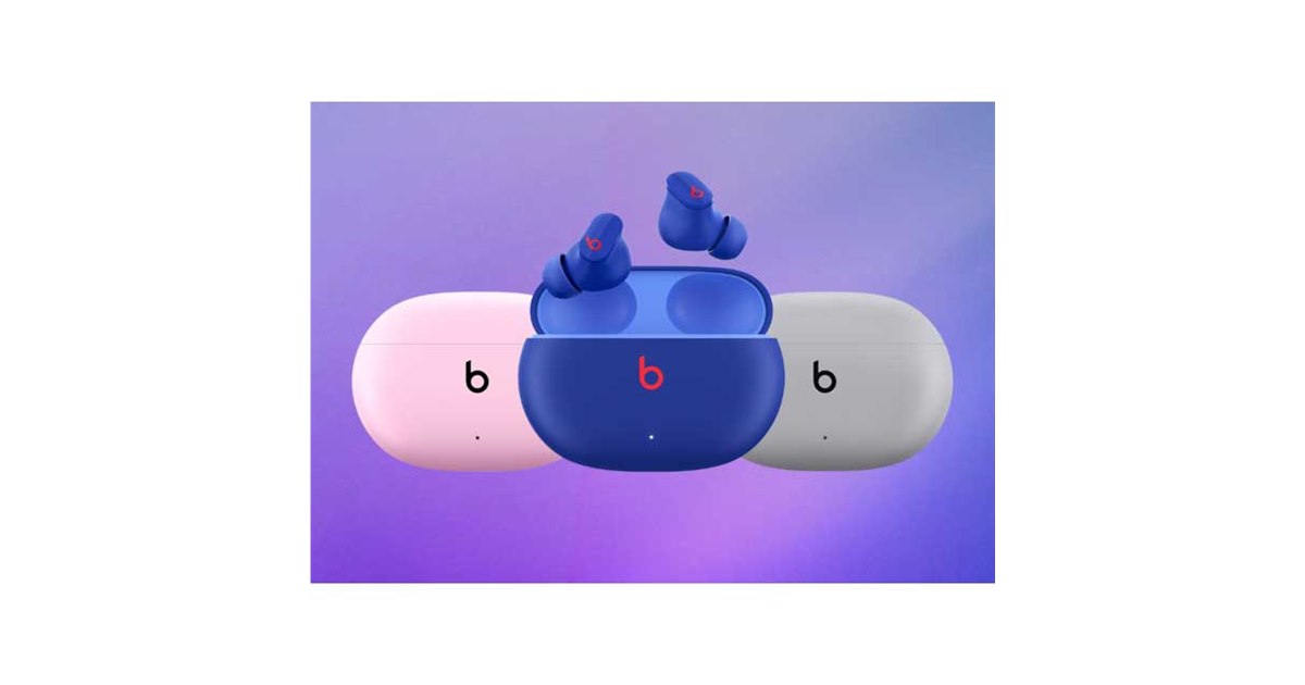 Beats、完全ワイヤレスNCイヤホン「Beats Studio Buds」に新カラー3色