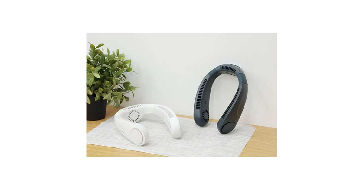 装着性を高めた、トリプルファン搭載ネックファン「iFan Collar