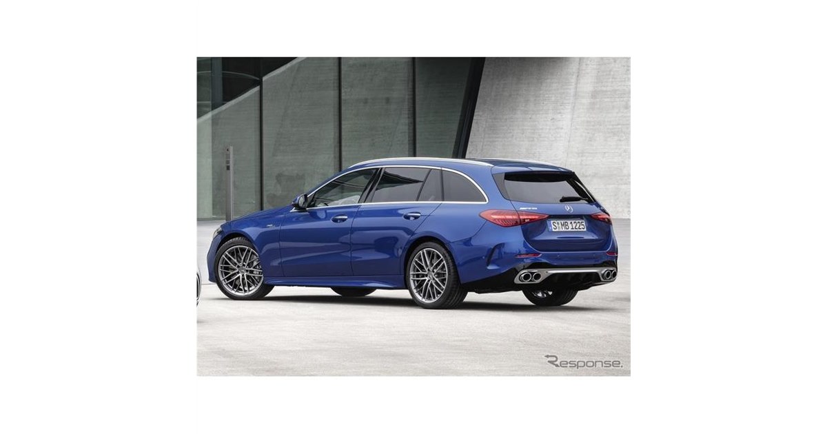 メルセデスベンツ Cクラス 新型、ワゴンにも電動ターボの「AMG 43 