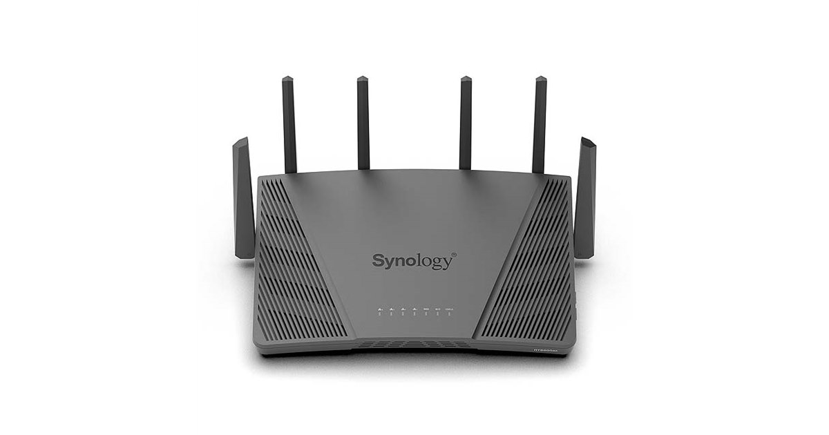 Synology RT6600ax 高機能WiFiルーター Synology RT6600AX Tri-band Wi-Fi 6 Wireless Router, 825 MB/s