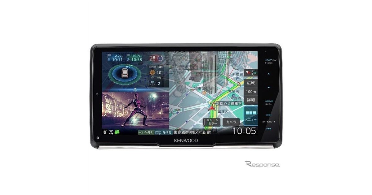 スマホのハイビジョンをケンウッド彩速ナビの大画面で - 価格.com