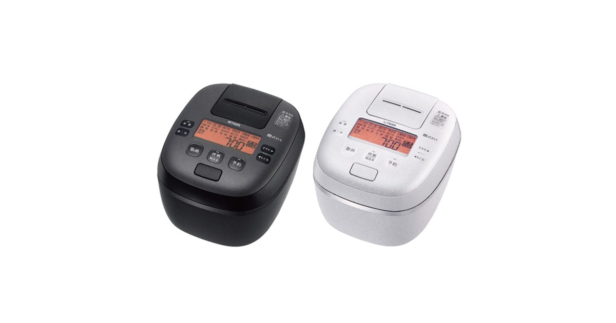 タイガー、「旨み粒立ち炊飯プログラム」搭載の圧力IHジャー炊飯