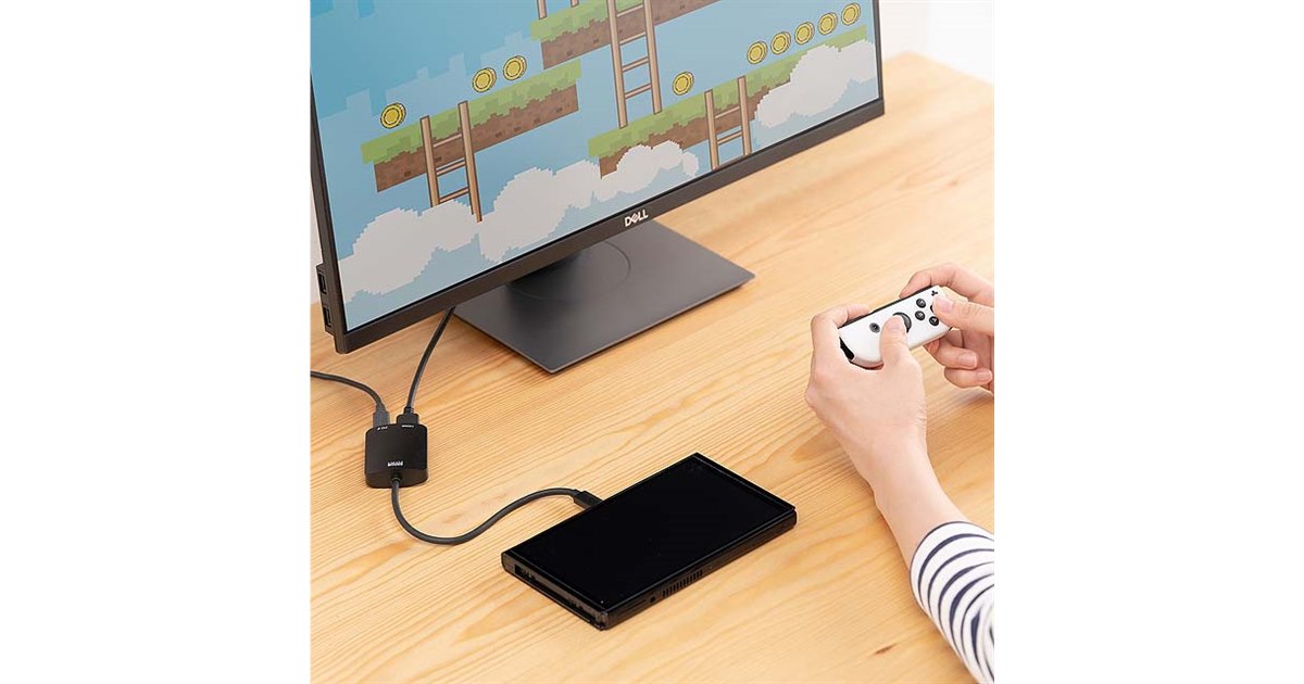 サンワ、Nintendo Switchに対応したUSB Type C-HDMI変換アダプター