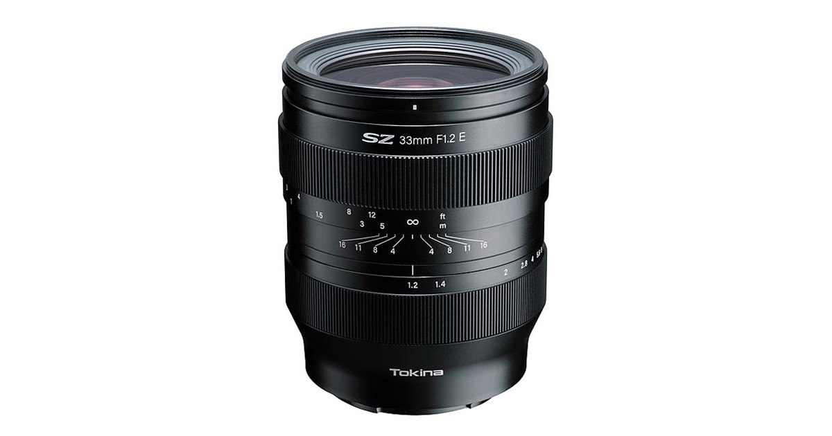 トキナー、ミラーレス用大口径レンズ「Tokina SZ 33mm F1.2 MF」を受注