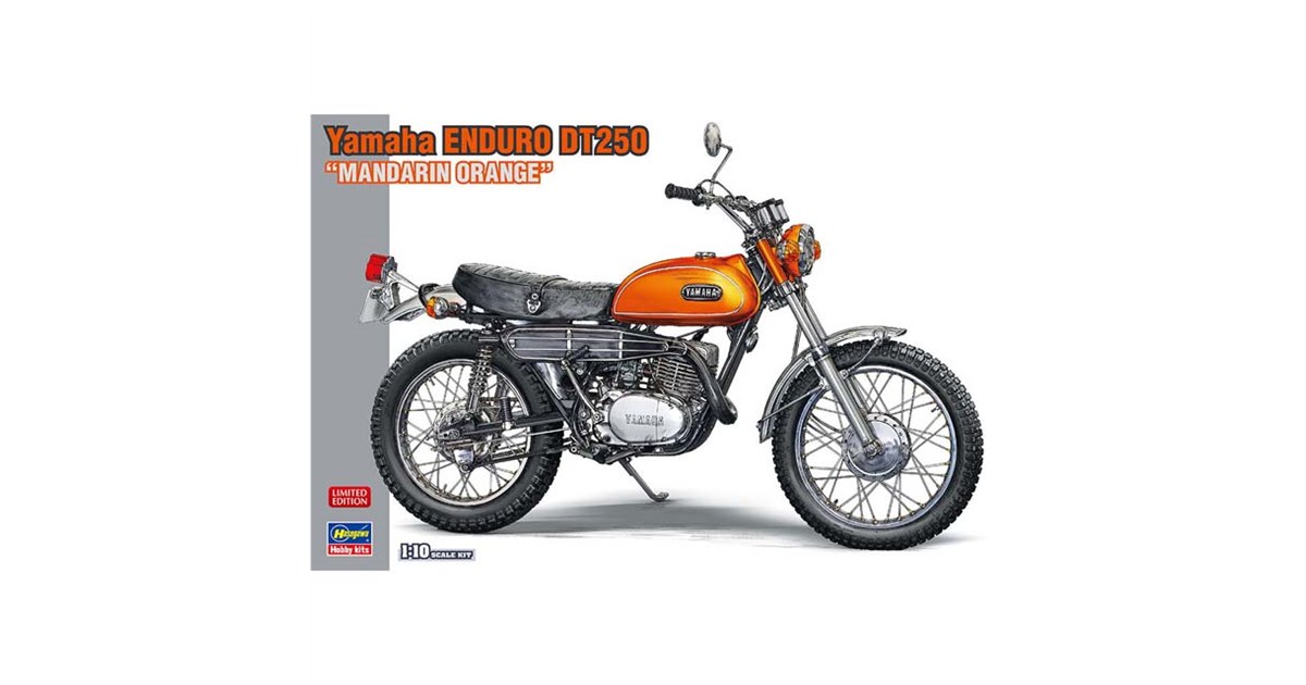 ハセガワ1/10YAMAHA TRAIL 250 DT1完成品【本体のみ】 1/10 YAMAHA 250 ENDURO DT1 YAMAHA TRAIL 250 Model MACHINE