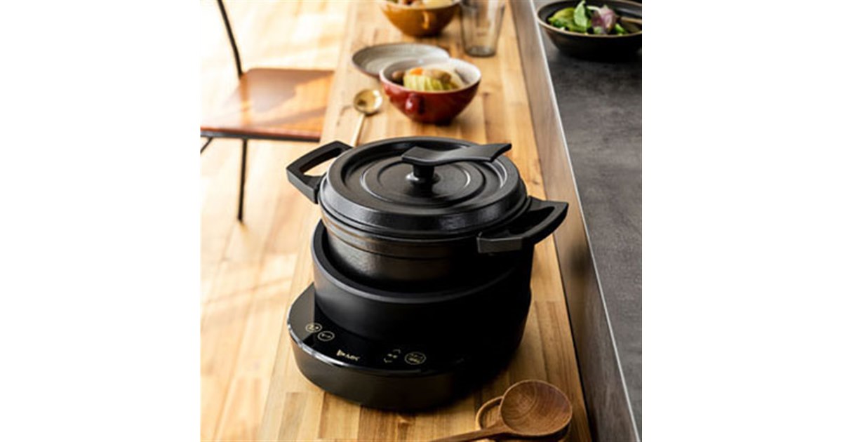 エムケー精工、ほったらかしで無水調理ができる電気鍋「KO TSU I RA ZU