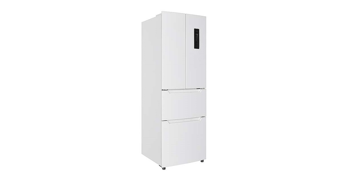 MAXZEN、観音開きを採用した320L冷凍冷蔵庫「JR320HM01WH
