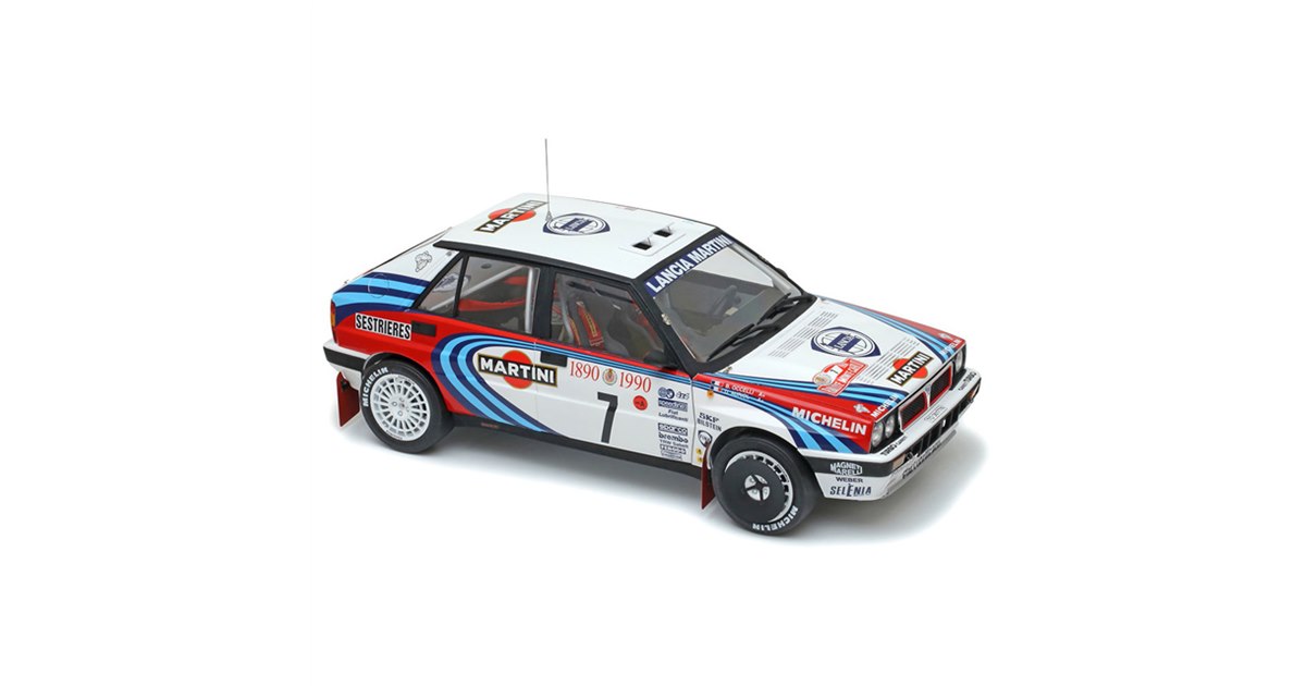 タミヤ、WRC出場車「ランチア デルタ HF インテグラーレ 16V」模型を