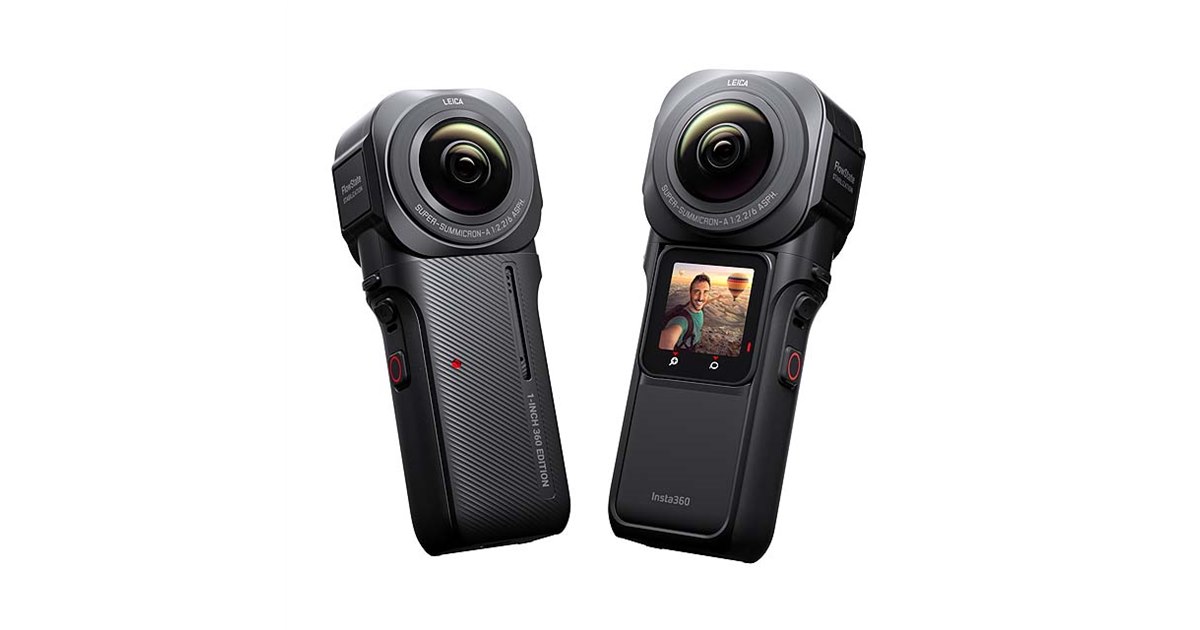 デュアル1型センサーを搭載した360度カメラ「Insta360 ONE RS 1 デュアル1型センサーを搭載した360度カメラ「Insta360 ONE RS 1