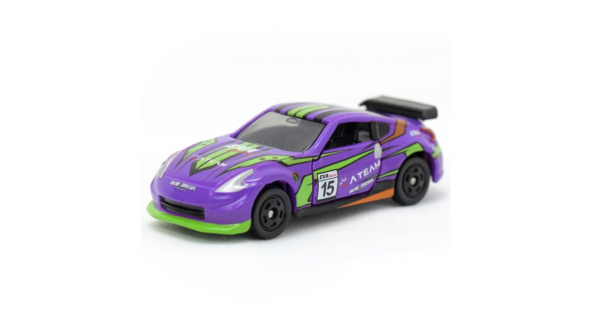 トミカ　エヴァRT初号機 日産 フェアレディZ 4台セット トミカよりエヴァンゲリオンレーシング 「エヴァRT初号機 日産