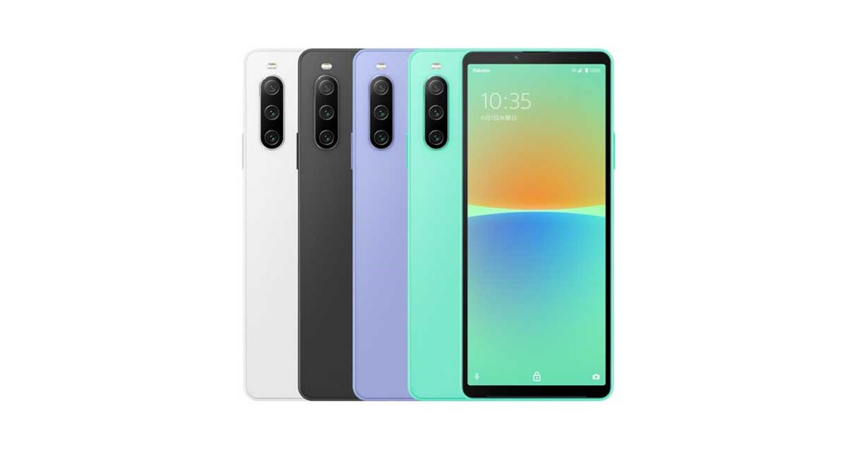 楽天モバイル、5Gスマホ「Xperia 10 IV」を59,800円で7/8発売 - 価格.com