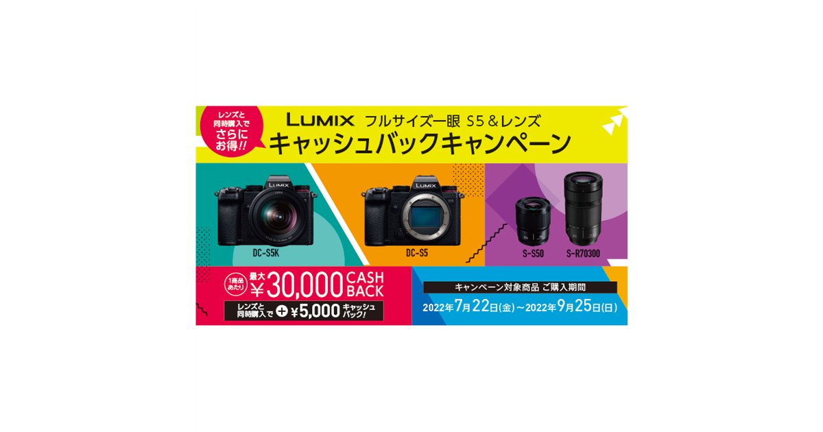 【期間限定出品】 LUMIX S5 ミラーレスカメラ 本体・レンズ2本ほか一式