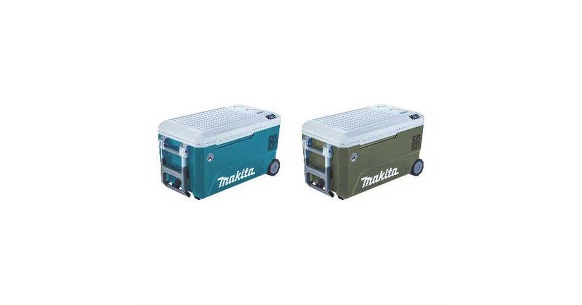 マキタ、500mlペットボトル約50本を収納できる容量50Lの「充電式 マキタ、500mlペットボトル約50本を収納できる容量50Lの「充電式