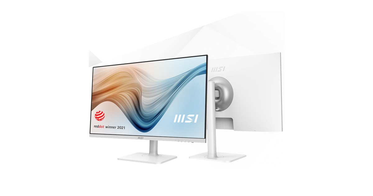 MSI、USB PD 65W給電対応の27型液晶ディスプレイ「Modern MD272QPW