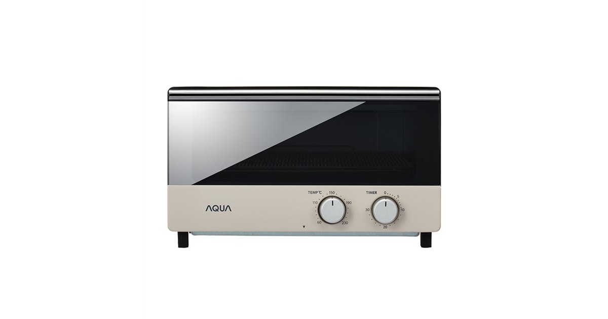 AQUA オーブン AQT-WT2 1000W AQUA、スペースに合わせて選べる縦型と横型のオーブントースター