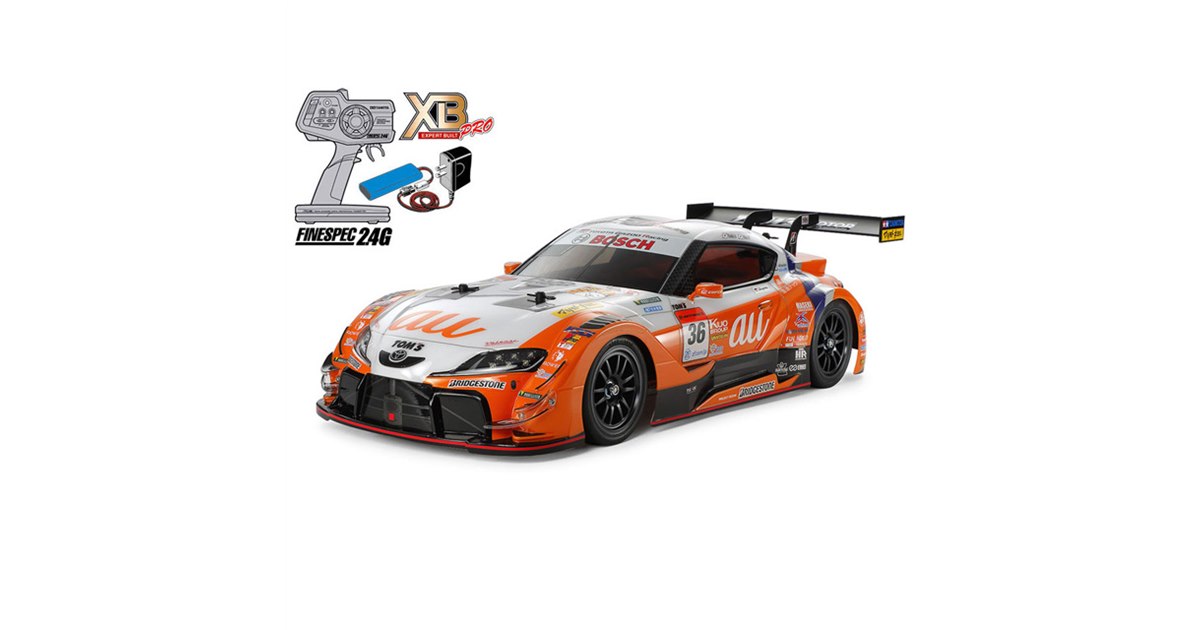 タミヤ、「1/10RC XB au TOM'S GR Supra（TT-02シャーシ）」を本日9/17発売 - 価格.com