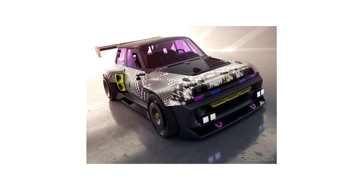ルノーのWRCマシン『5ターボ』、EVで甦る…380馬力ツインモーター
