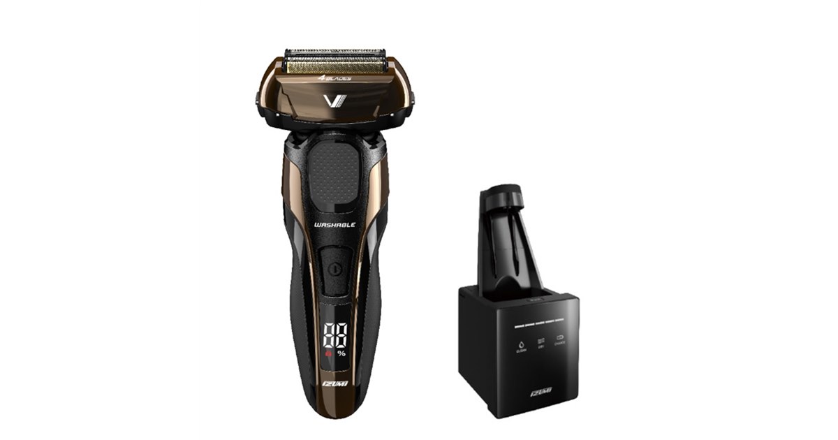 magic Razor 携帯収納式シェーバー 二枚刃 未使用品 120個入 洗浄・乾燥・充電が可能な洗浄器が付属、マクセルの4枚刃
