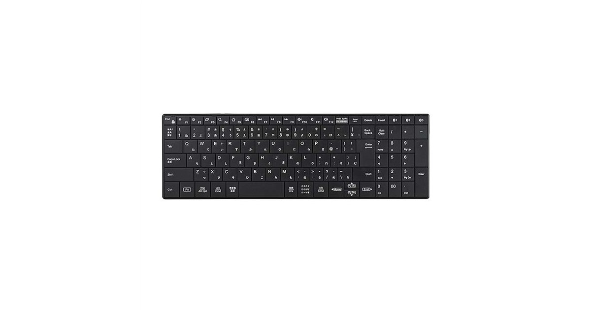 BUFFALO コンパクトキーボード テンキーレス バッファロー、コンパクトなテンキー付きワイヤレスキーボード - 価格.com