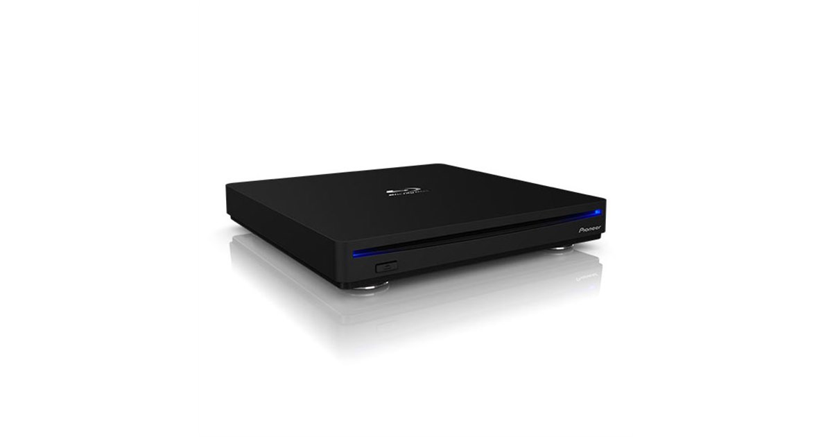 パイオニア、インシュレーターを搭載したポータブルBD「BDR-XS08