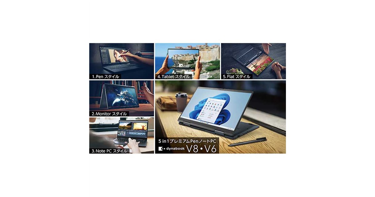 Dynabook、第12世代CoreやWi-Fi 6Eを採用した13.3型ノートPC