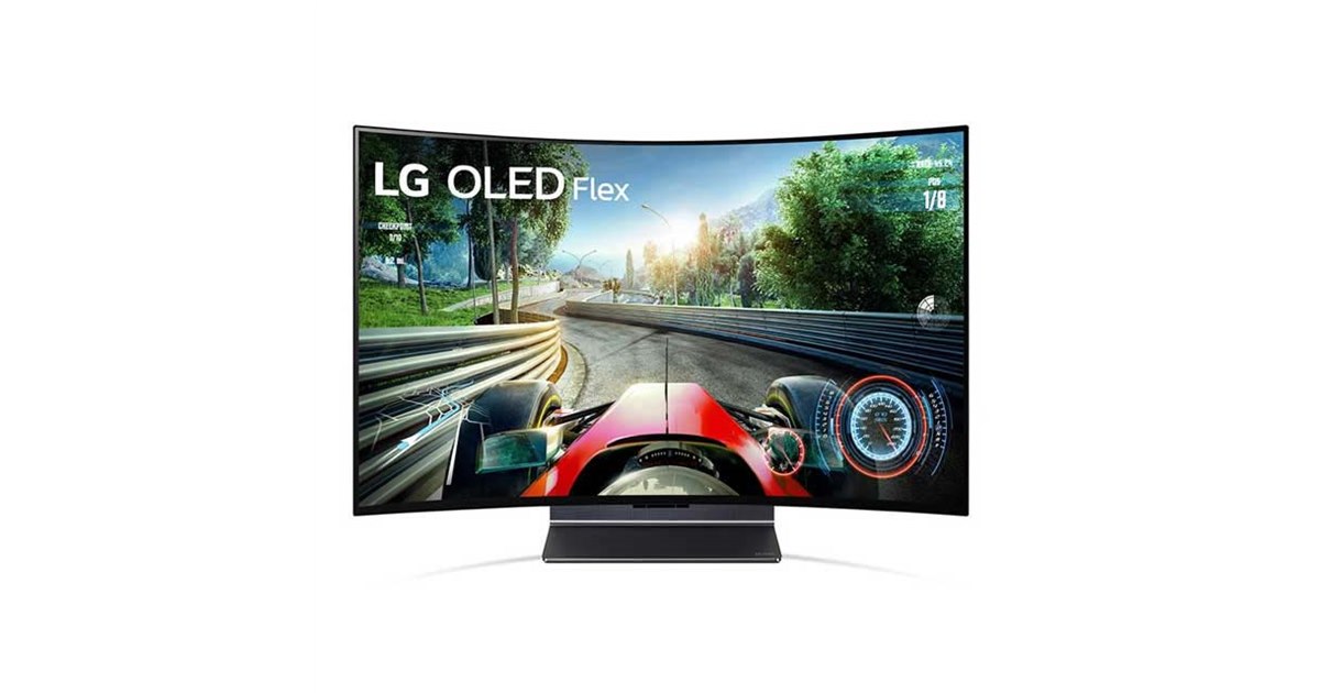 LG、曲率を20段階から調整できる42V型有機ELテレビ「LG OLED Flex」約
