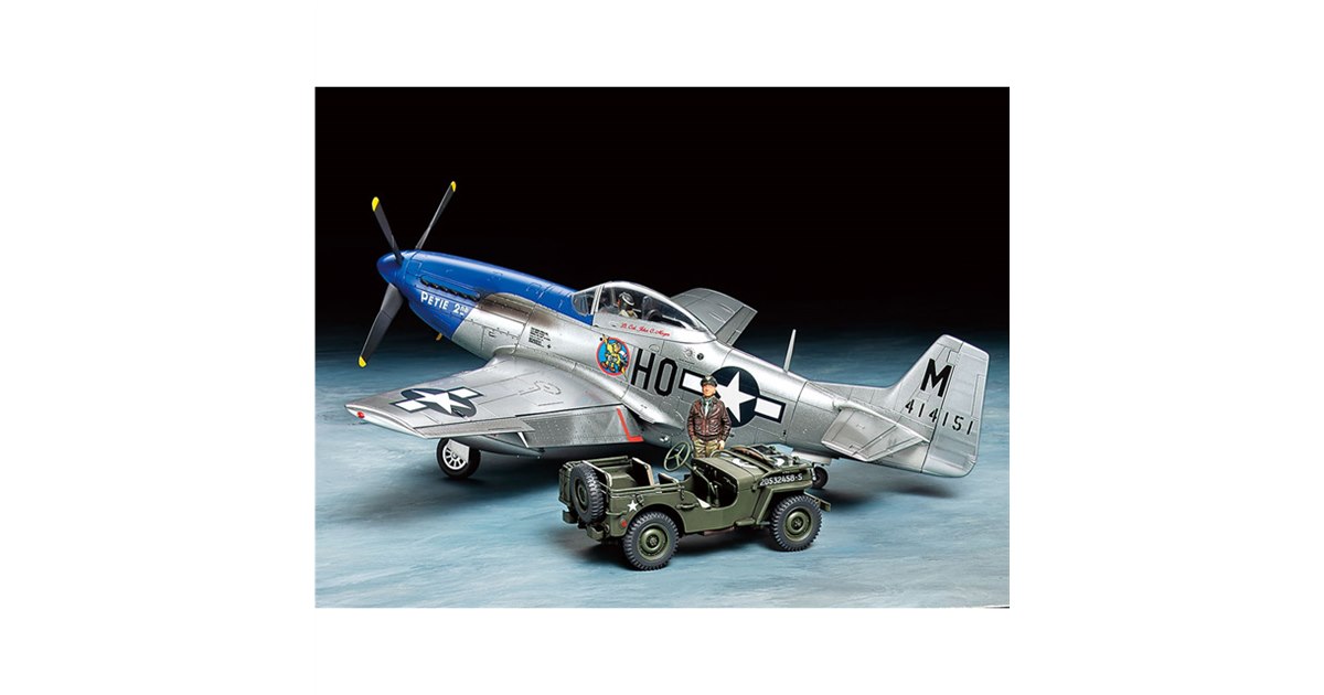 海賊プラモデル屋】田宮1/48 F51D 第361戦闘航空団第375戦闘飛行機 タミヤ 1/48 傑作機シリーズ ノースアメリカン F-51D マスタング