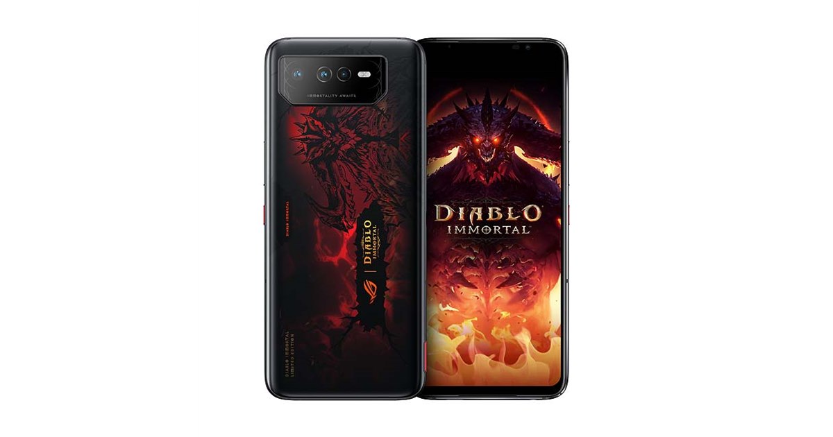 スマートフォン本体 ROG Phone 6 Diablo Immortal Edition The ASUS ROG Phone 6 gets a 'Diablo Immortal' edition