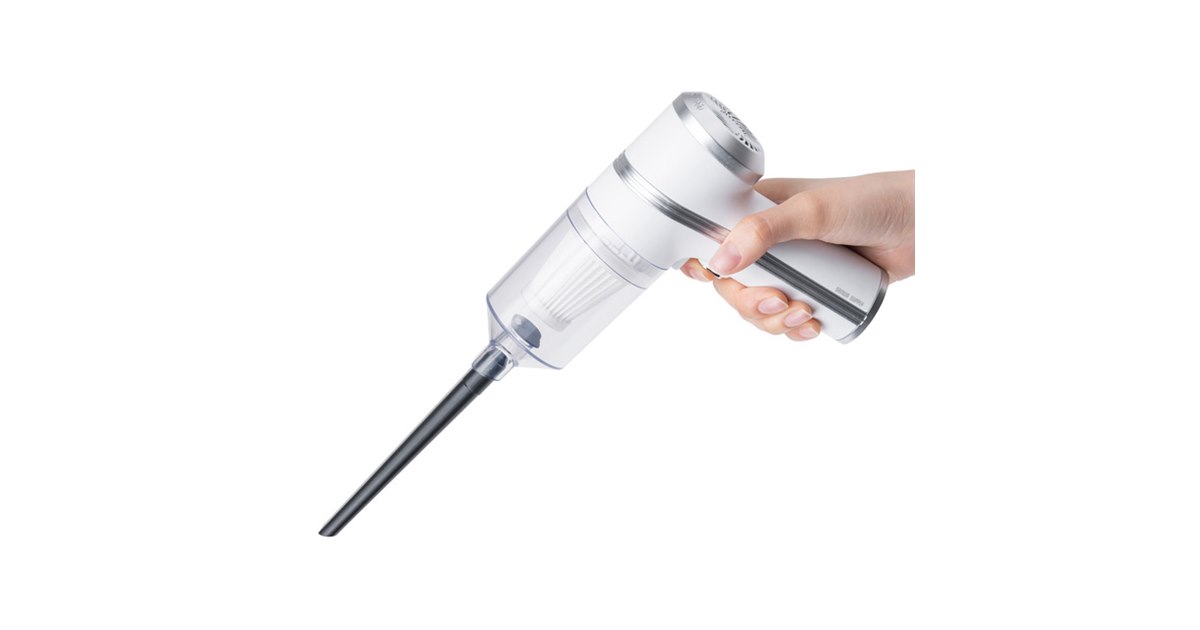 サンワ、2種のノズルが付属するコードレスクリーナー「200-CD077