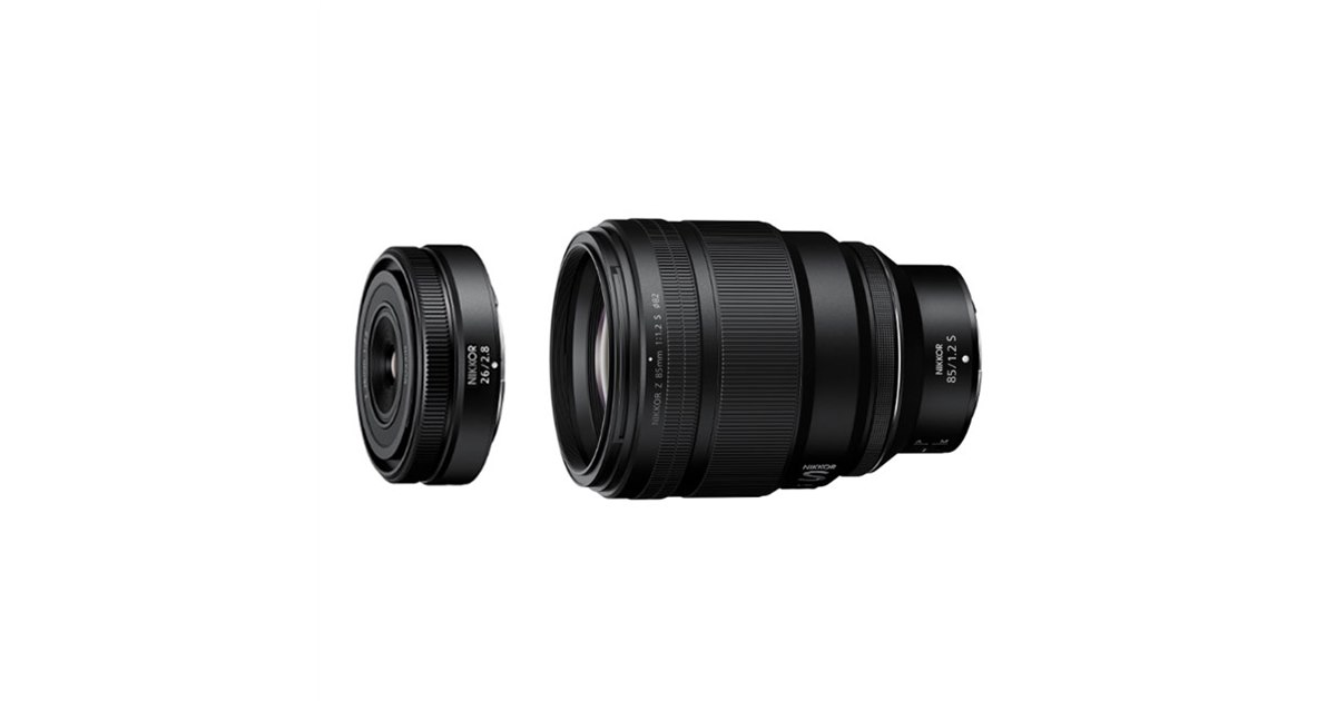 ニコン、Zレンズ「NIKKOR Z 26mm f/2.8」「NIKKOR Z 85mm f/1.2