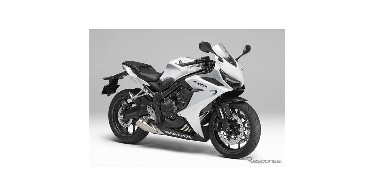 ホンダ CBR650R、新色「パールグレアホワイト」採用…CB650Rは一部配色 