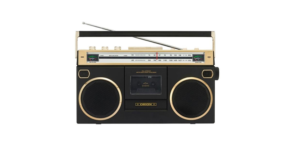ORION、Bluetooth搭載の80年代デザインラジカセ「SCR-B7」を本日