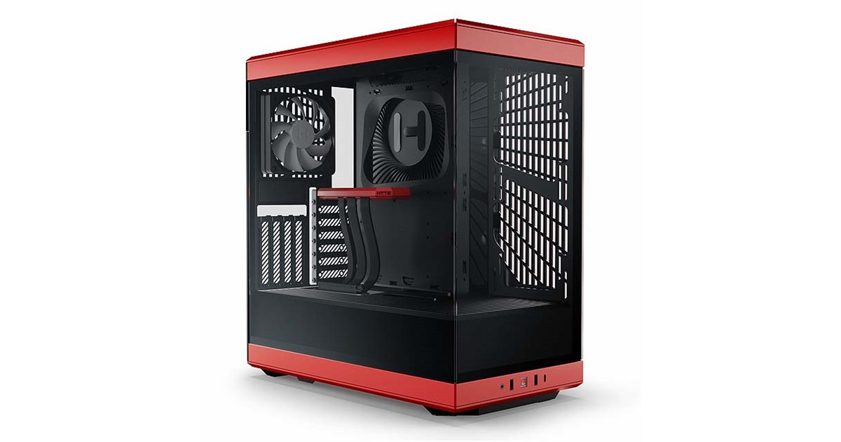 HYTE、2面パノラマ強化ガラス搭載のミドルタワーPCケース「Y40」本日2