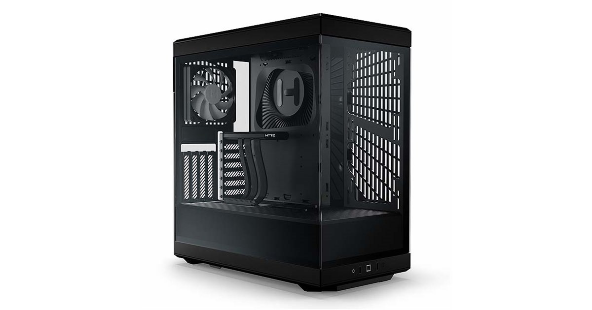 HYTE、2面パノラマ強化ガラス搭載のミドルタワーPCケース「Y40