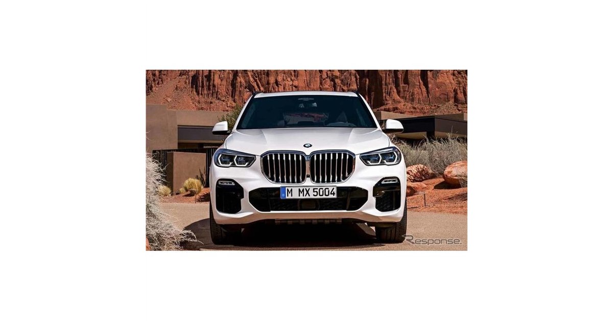 BMW X5 改良新型、キドニーグリルが光る…ティザー - 価格.com
