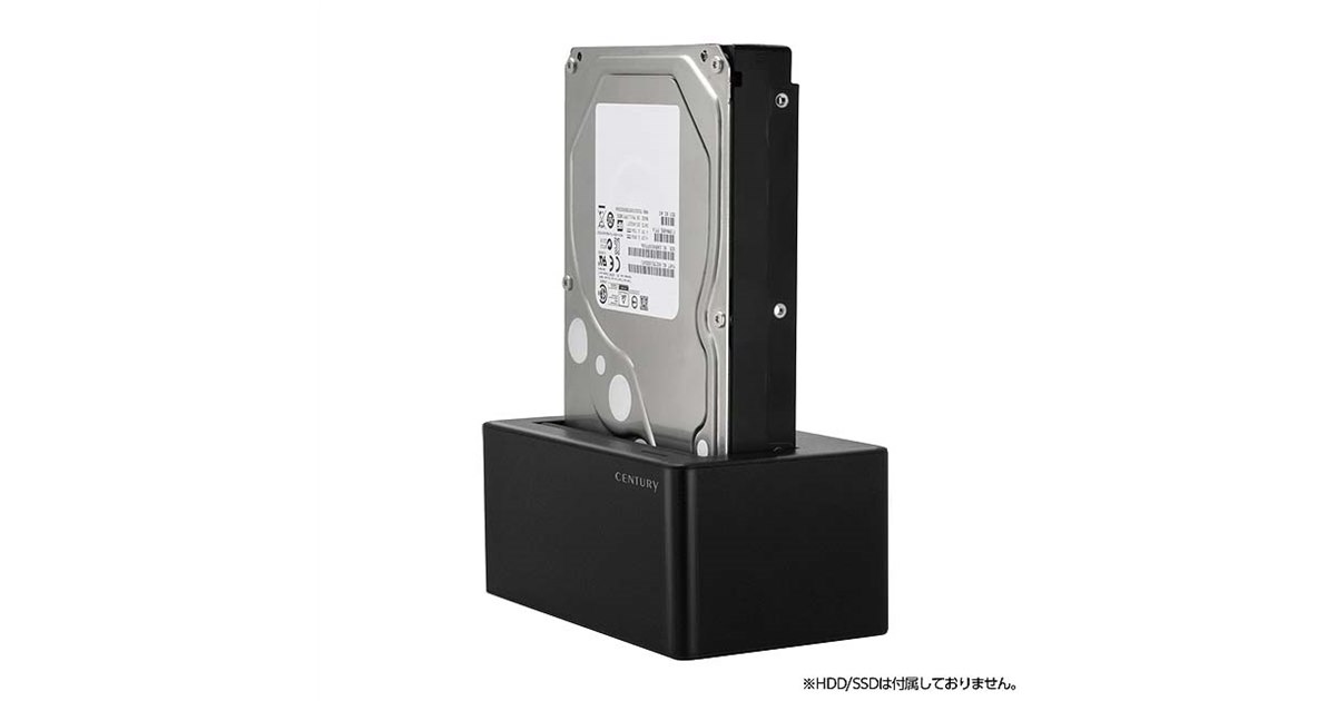 センチュリー、クレードルスタイルの「裸族のお立ち台 スマート USB3.2