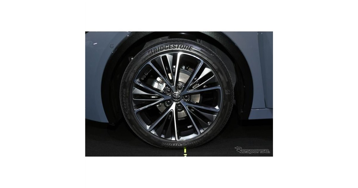 トヨタ プリウス 新型】ブリヂストン「ECOPIA」シリーズを新車装着 