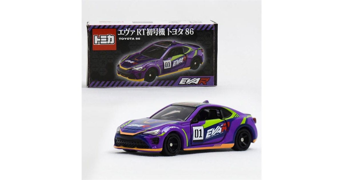 トミカ　エヴァ RT初号機 ＆ 弐号機　トヨタ 86    Z34  4台セット エヴァンゲリオンレーシングとトミカとのコラボ第二弾「エヴァRT