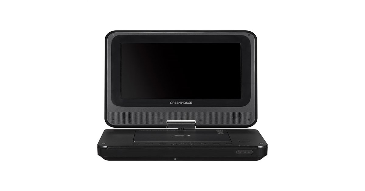 グリーンハウス、9型ポータブルBDプレーヤー「GH-PBD9A-BK」 - 価格.com